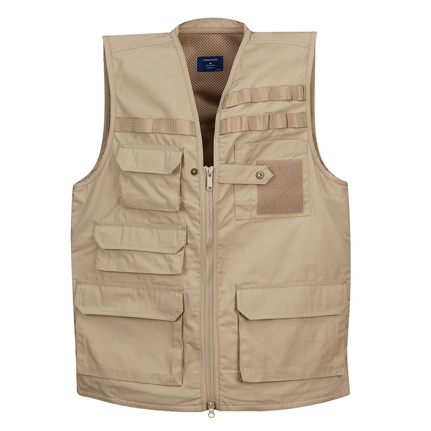 Khaki Lightweight Tactical Vest J2896