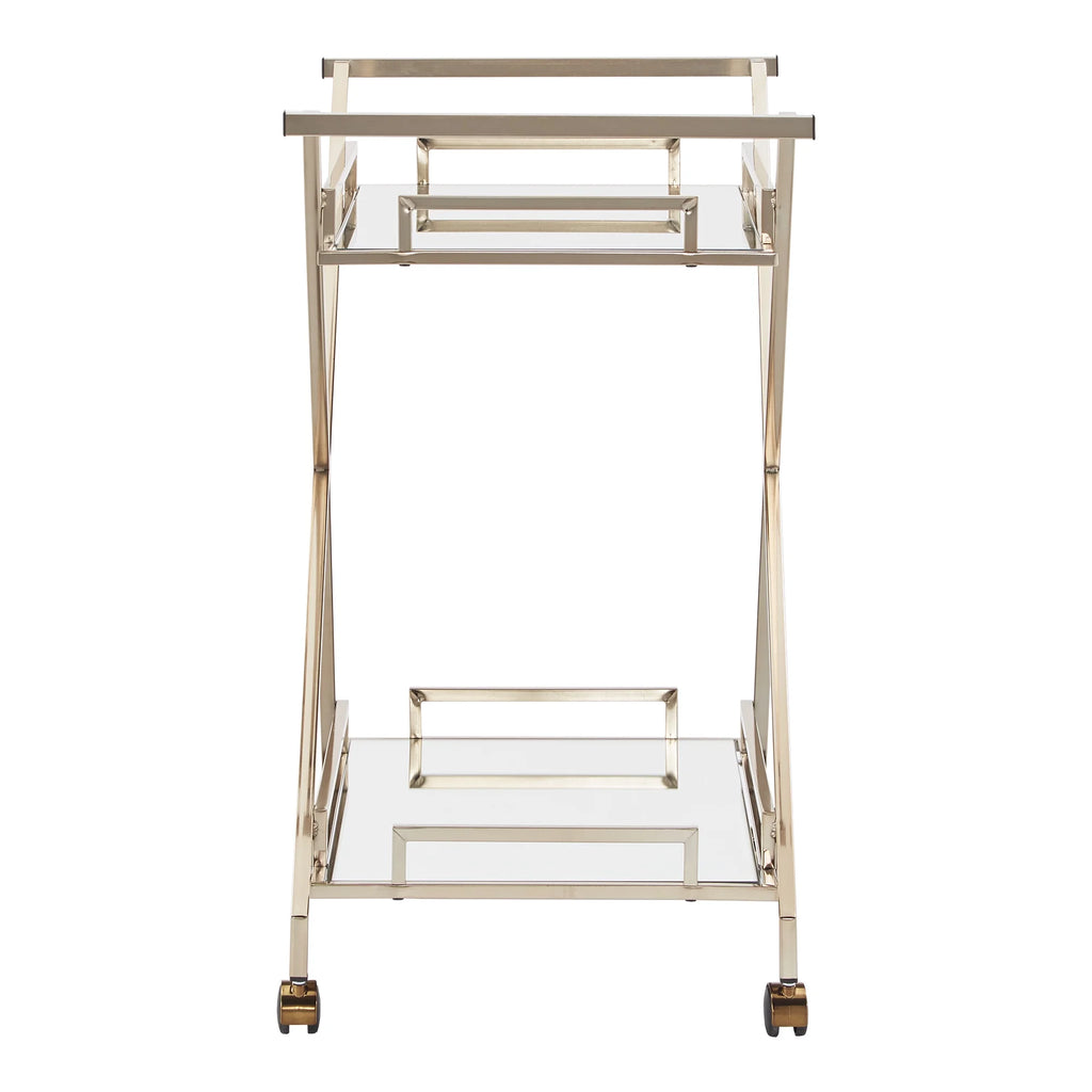 Champagne Gold Bar Cart N167