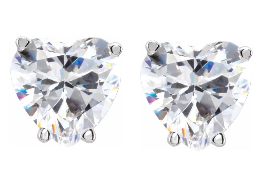 14k White Gold Diamond Stud Earrings X6410