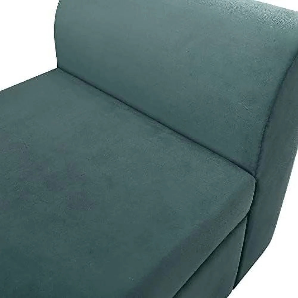 Velvet Tufted Ottoman Bench with Pillow M427011