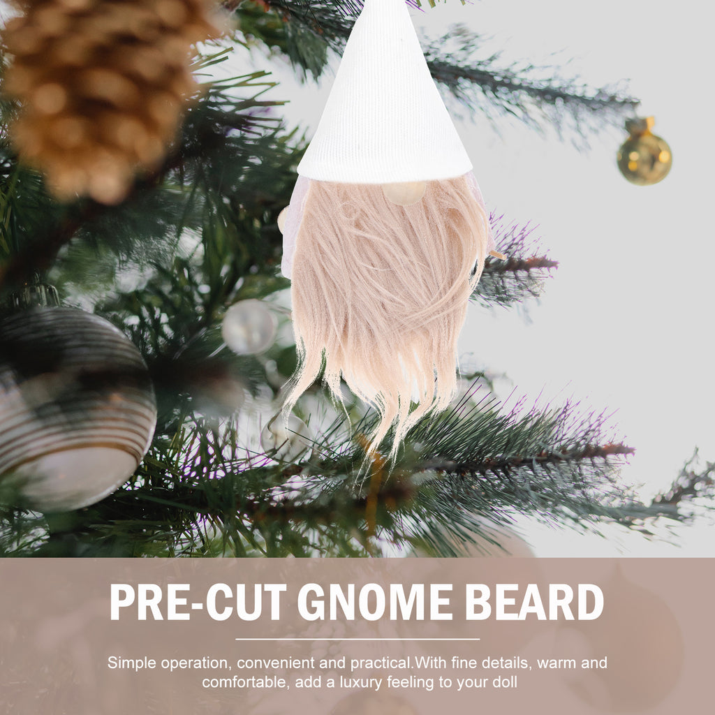 Craft Supply Decoration Gnome Doll DIY Making Supplies Including Square Faux Fur Fabric Wooden Balls P628
