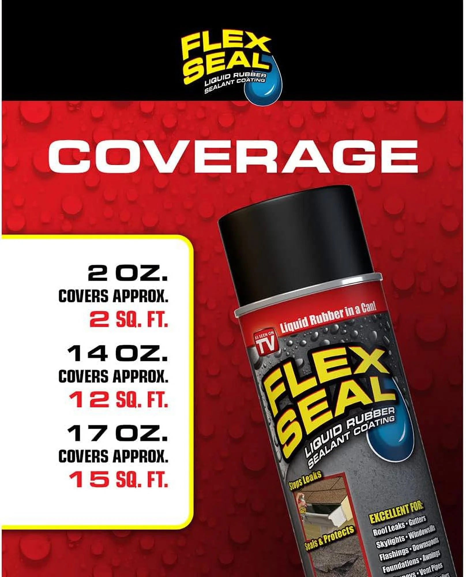 White Rubber Sealant Spray Coating, 14-oz (2 Pack) B61304