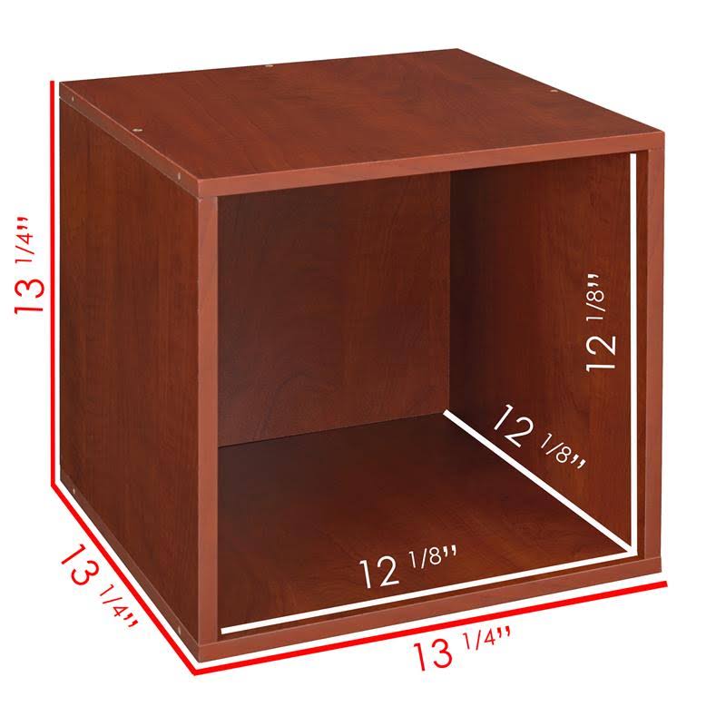Cherry/Blue Storage Set with Foldable Storage Bins E95591