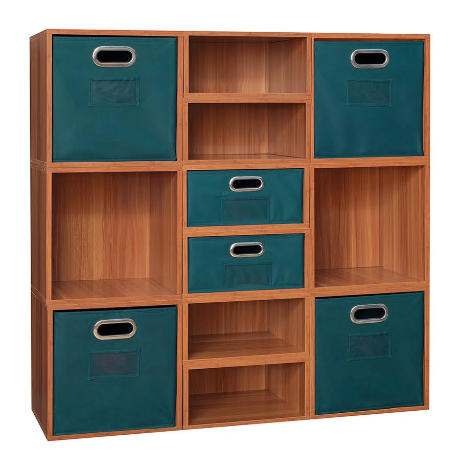 1 Half Cube/1 Full Cube Storage Set with Foldable Storage Bins V223994
