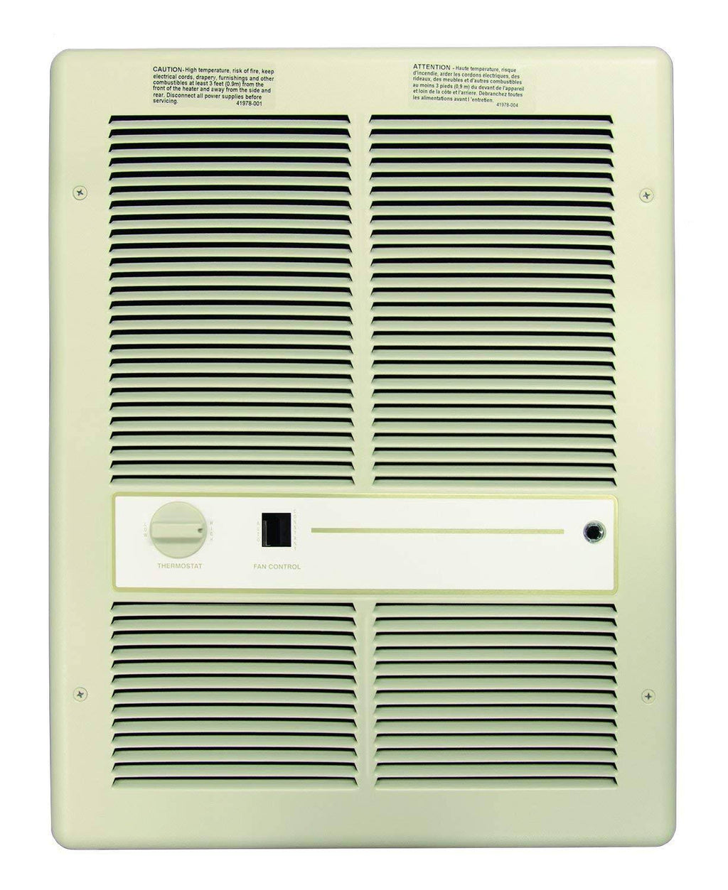 3000W 277V White Wall Heater D2722