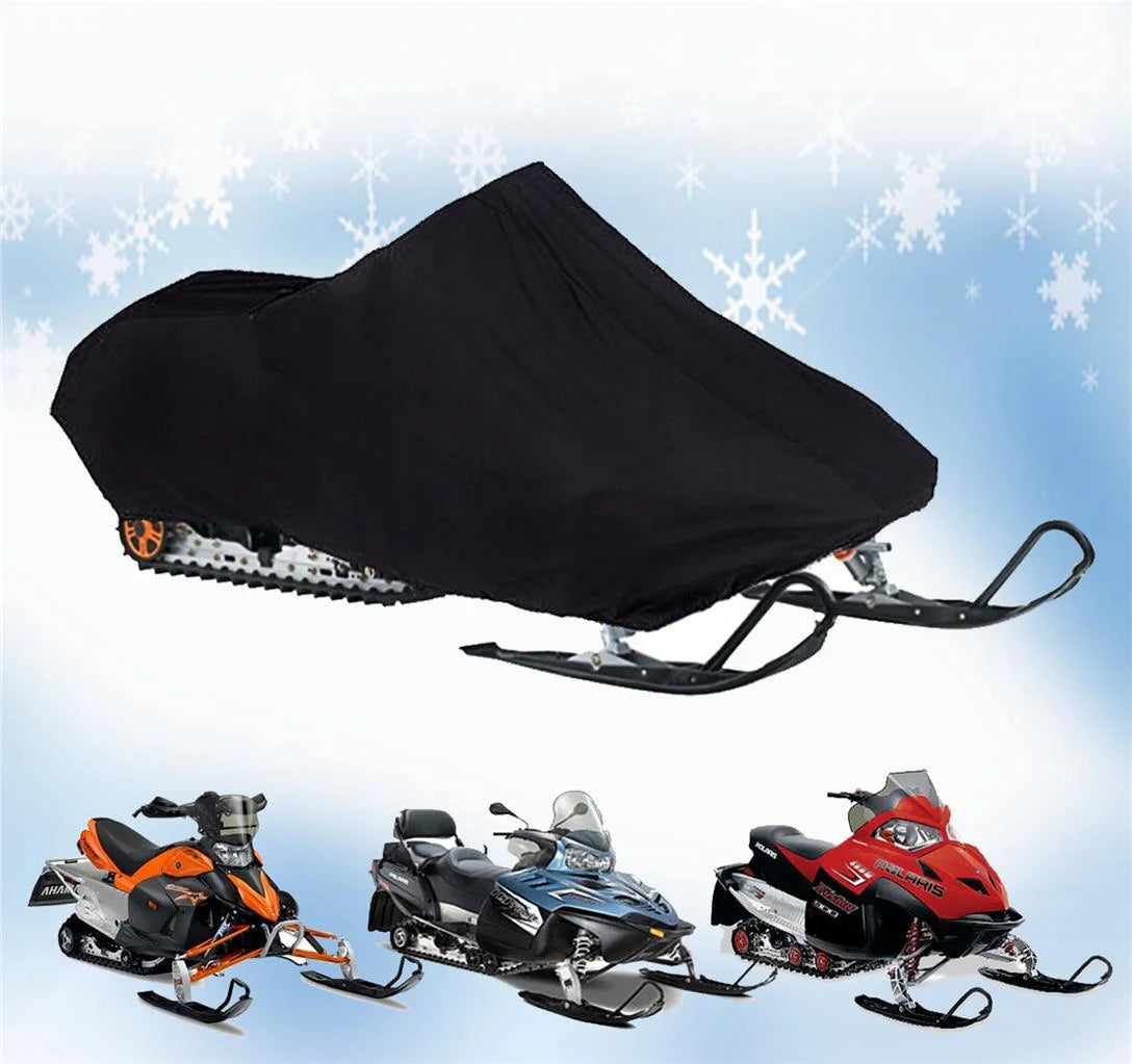 200 Denier All Black Snowmobile Cover X97860