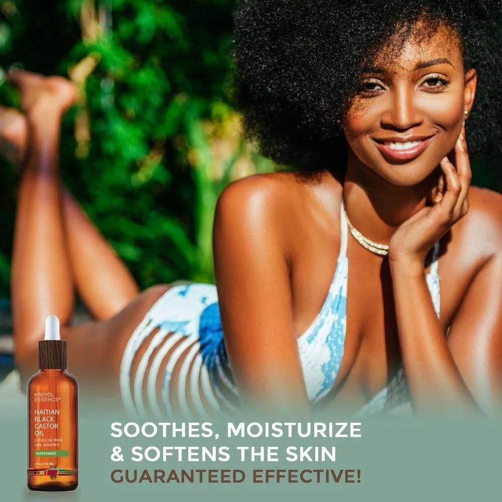 Haitian Black Castor Oil - Rosemary Mint F511
