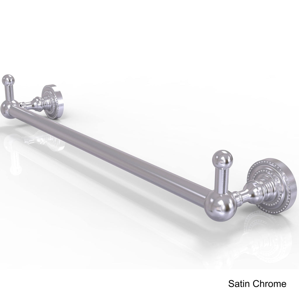 Antique Bronze 18 inch Towel Bar with Integrated Hooks T9331