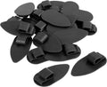 Black 20pcs Car Floor Mat Clips X412