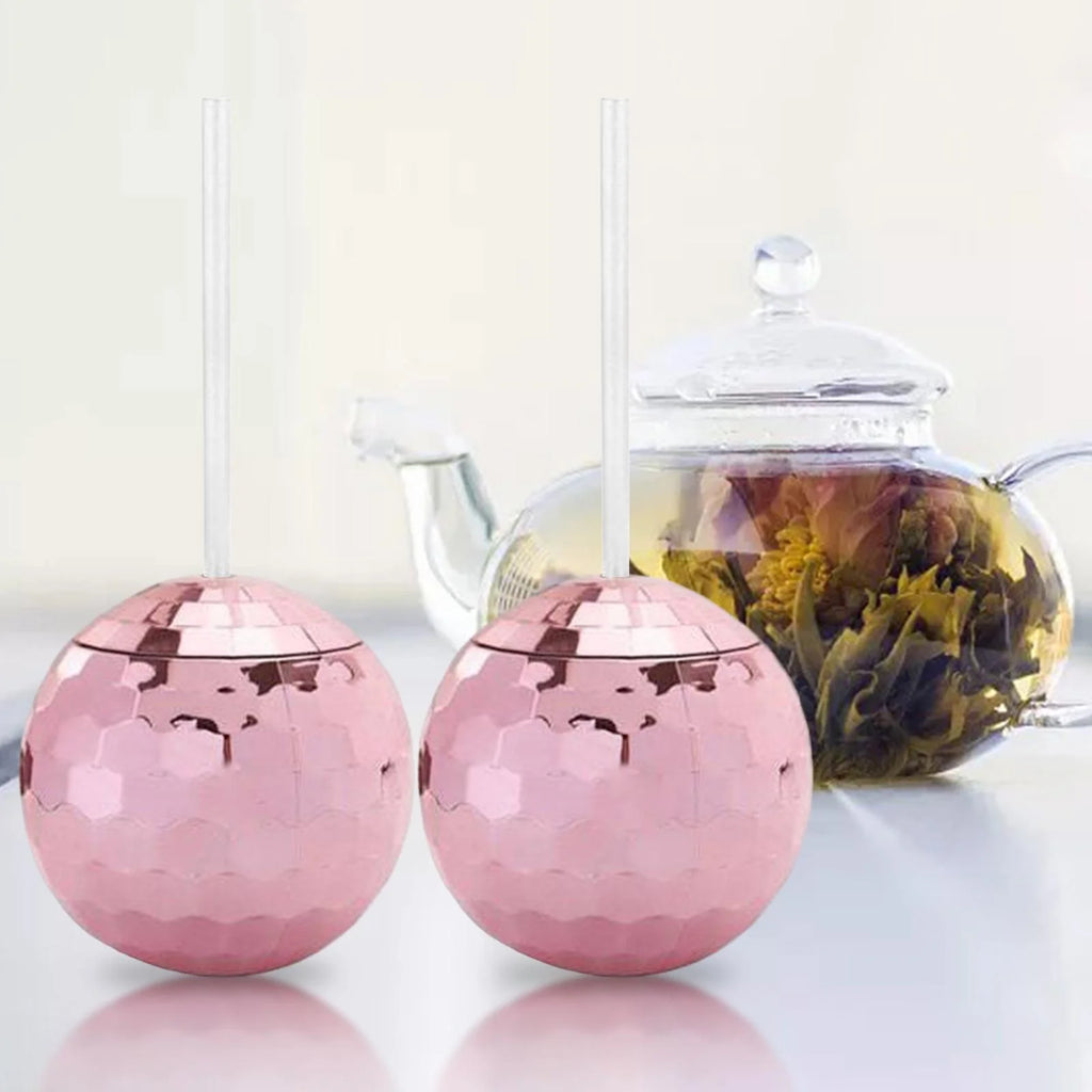 2x 2Pcs 20 Ounce Tea Bottle with Lid And Straw D293383