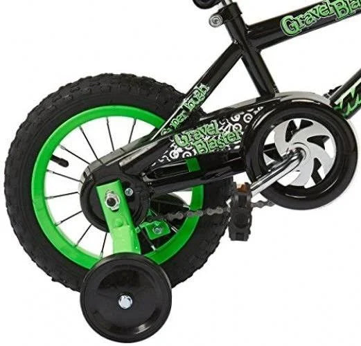 Green Black 12-Inch Boys Bike C4157
