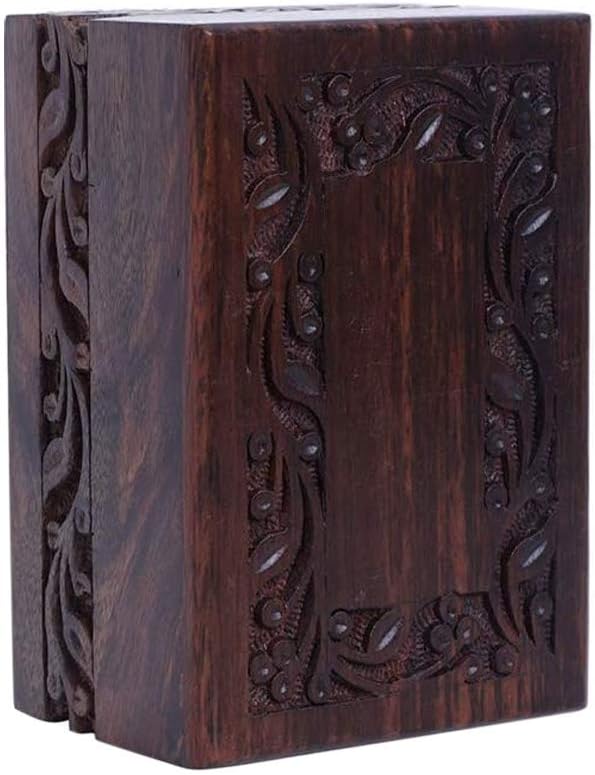 Wooden Urn Box, Medium, 7 X 5 X 3.75 inch, Pack of 2 D211259