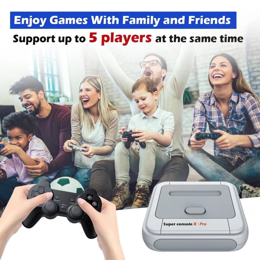 Retro Game Console with 2 Controllers Y38024