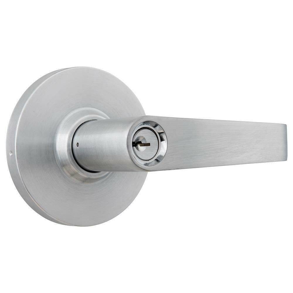 Satin Chrome Heavy Duty Storeroom Door Lever U61168
