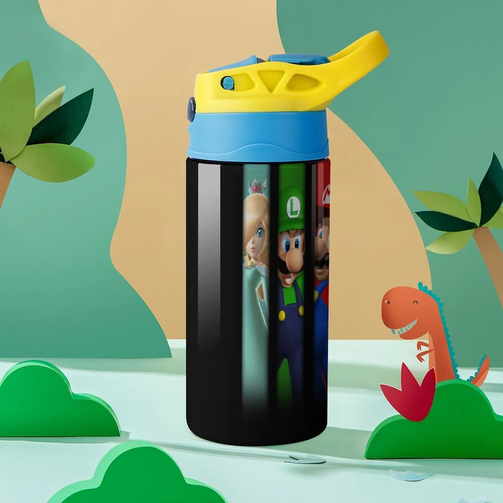 Insulated Stainless Steel Water Bottle with Straw V527
