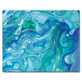 Blue 3mm Glass Cutting Board 15" by 12" V144