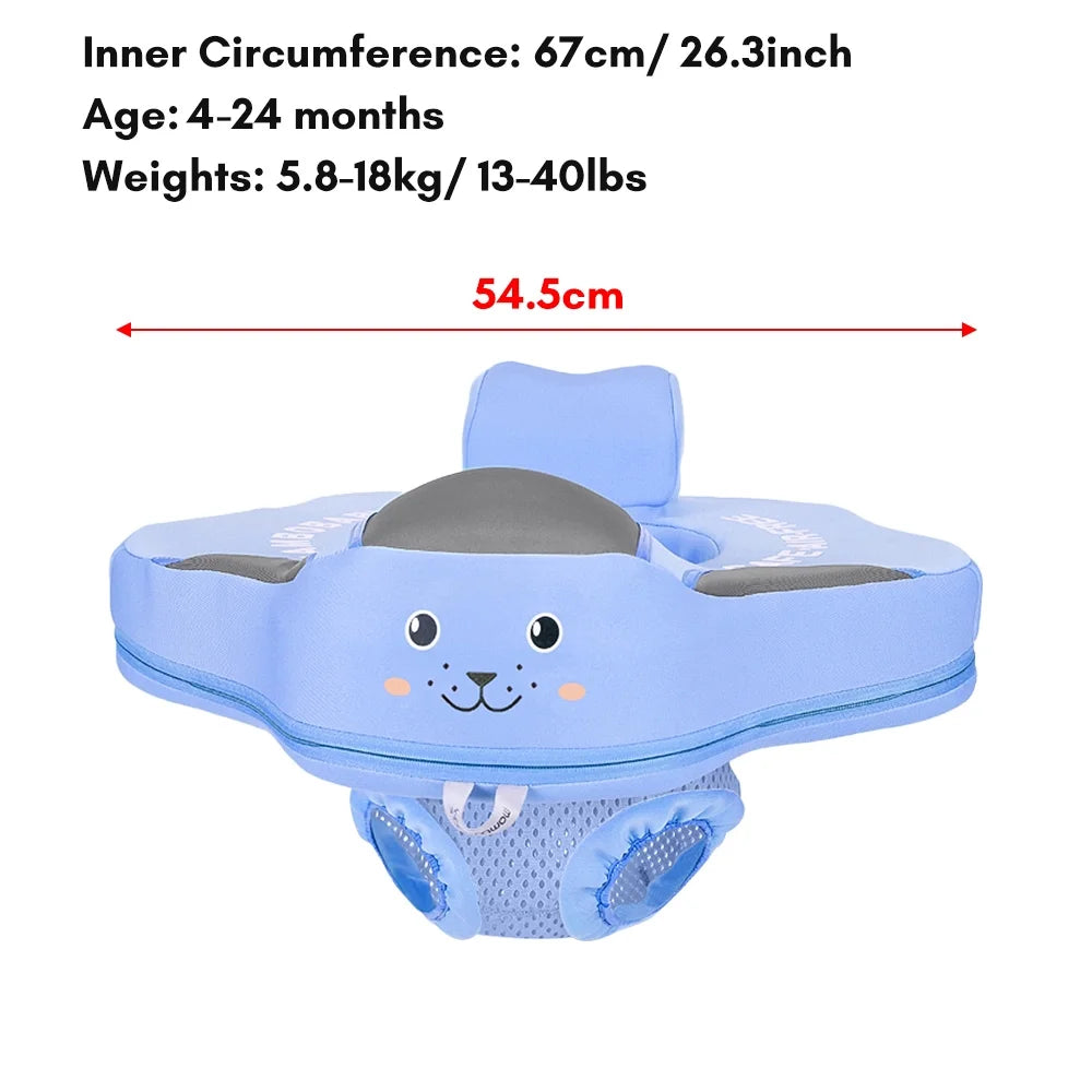 Non-Inflatable Baby Pool Seat Float with Safety Seat W630