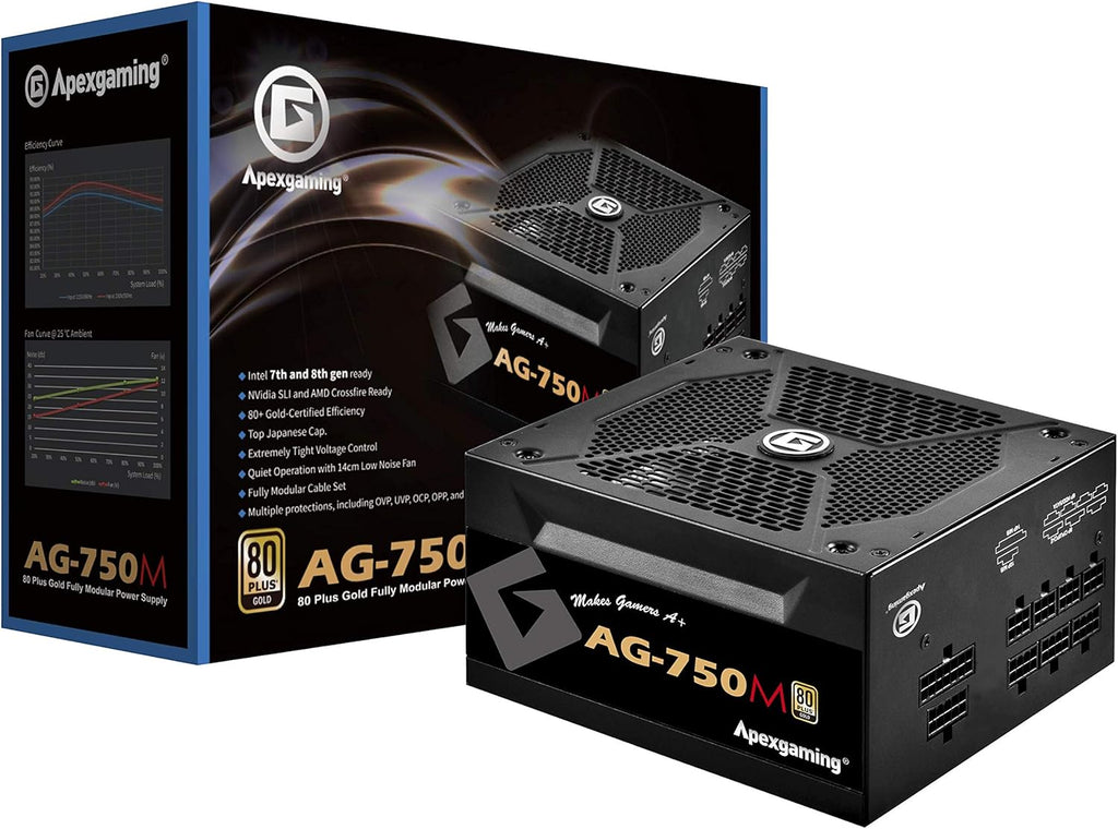 650W Fully Modular 80+ Gold Gaming PSU G153