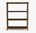 Salvaged Black 3-Shelf Etagere Bookcase B707778