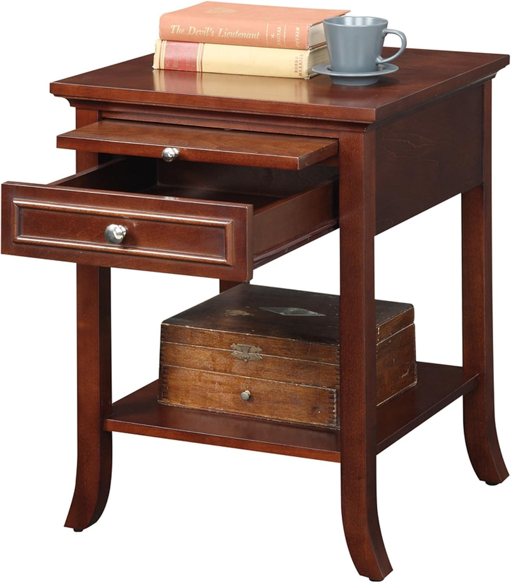 Mahogany End Table with Drawer R6990
