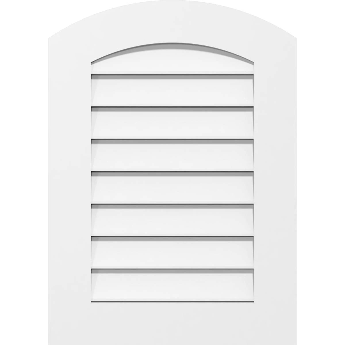 Arch Top Surface Mount PVC Gable Vent W22801