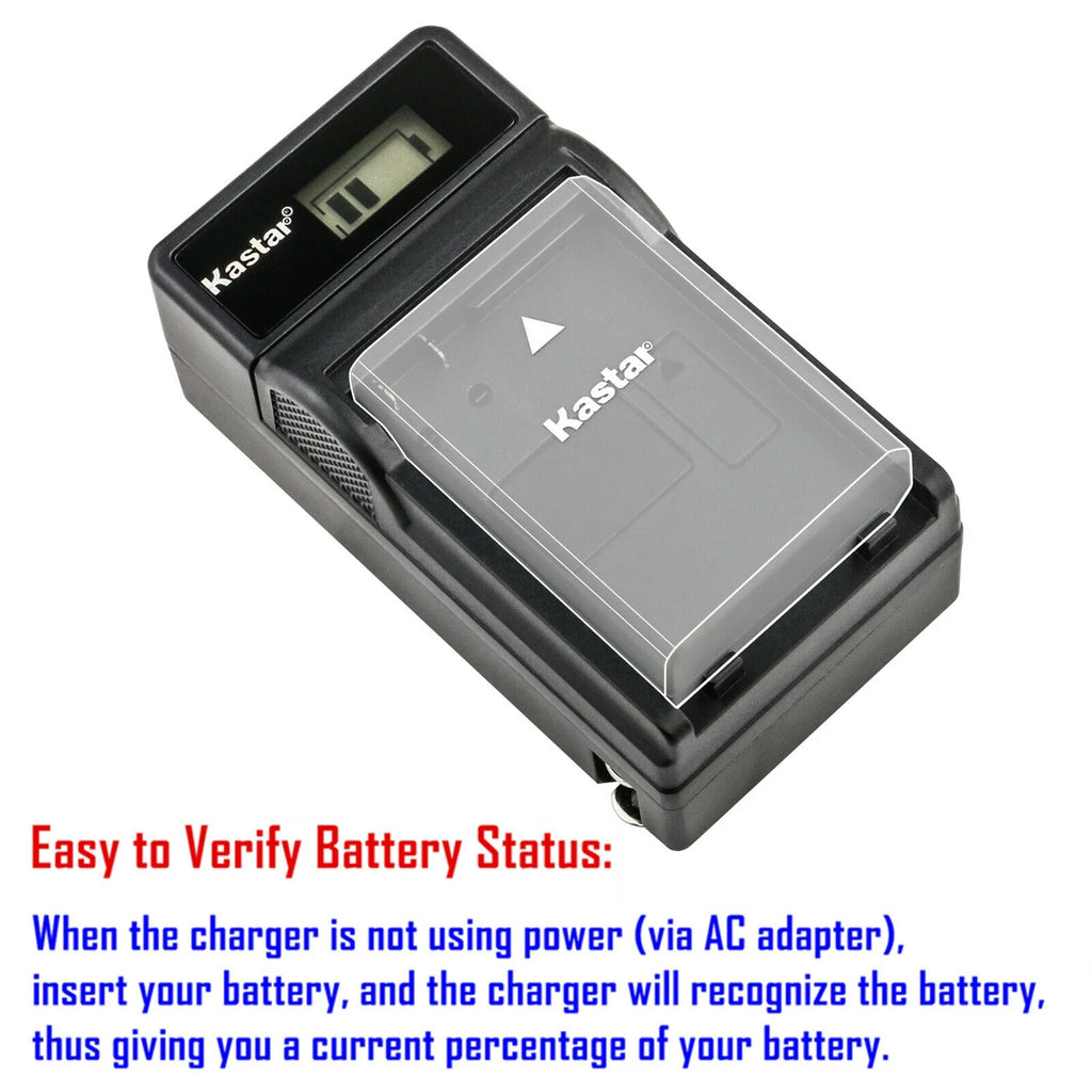 2-Pack NP-FS11 Battery and LCD AC Charger I59545