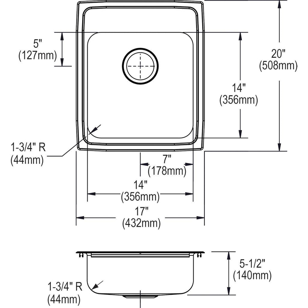 Stainless Steel Kitchen Sink L3560