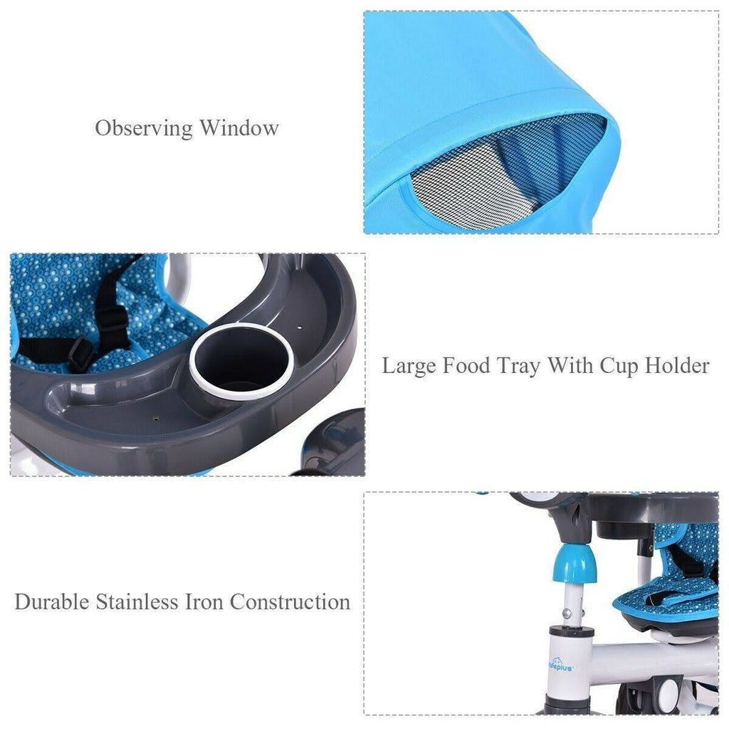 Detachable Baby Stroller Tricycle with Round Canopy B21719