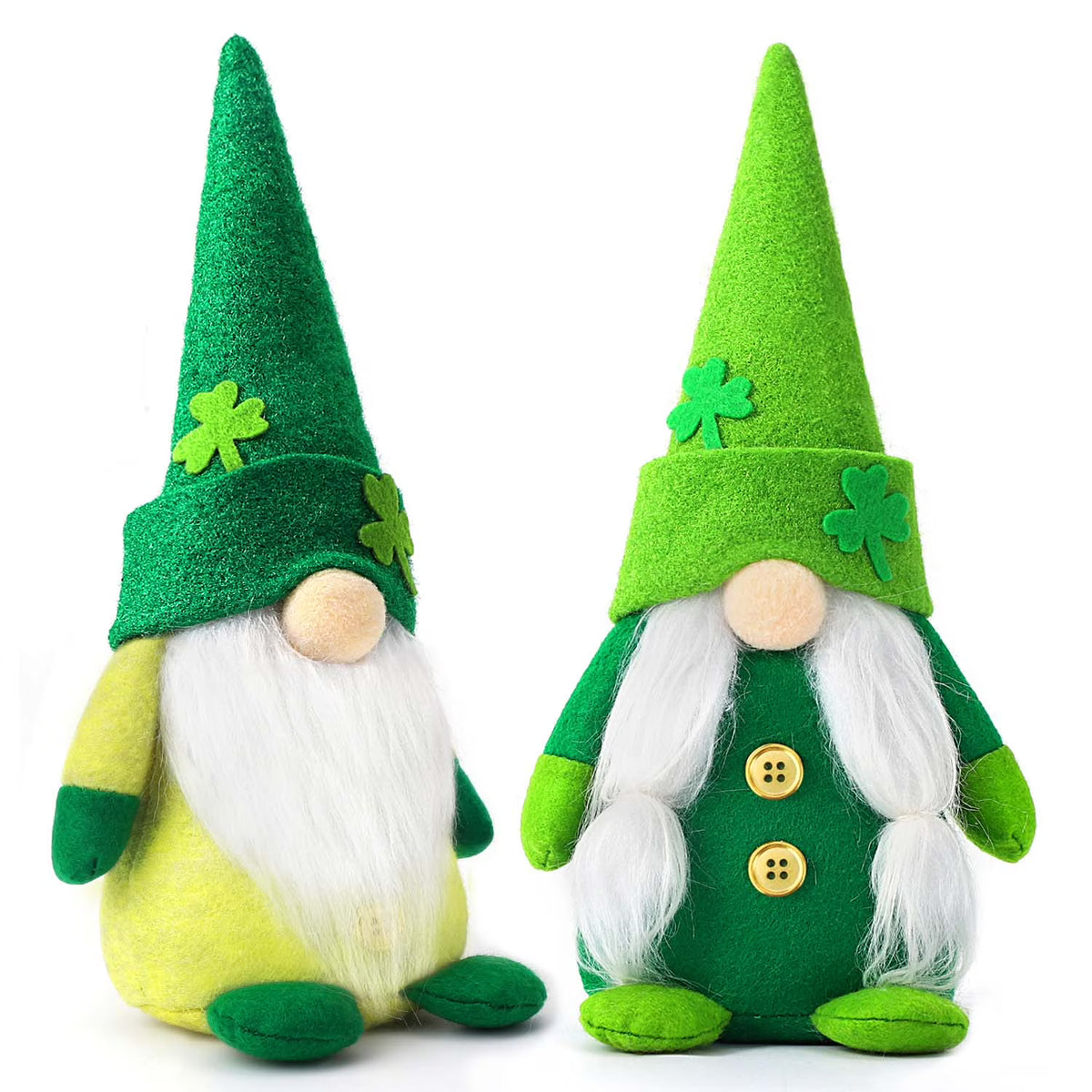 2Pcs Green Gnome Plush Decorations S8891