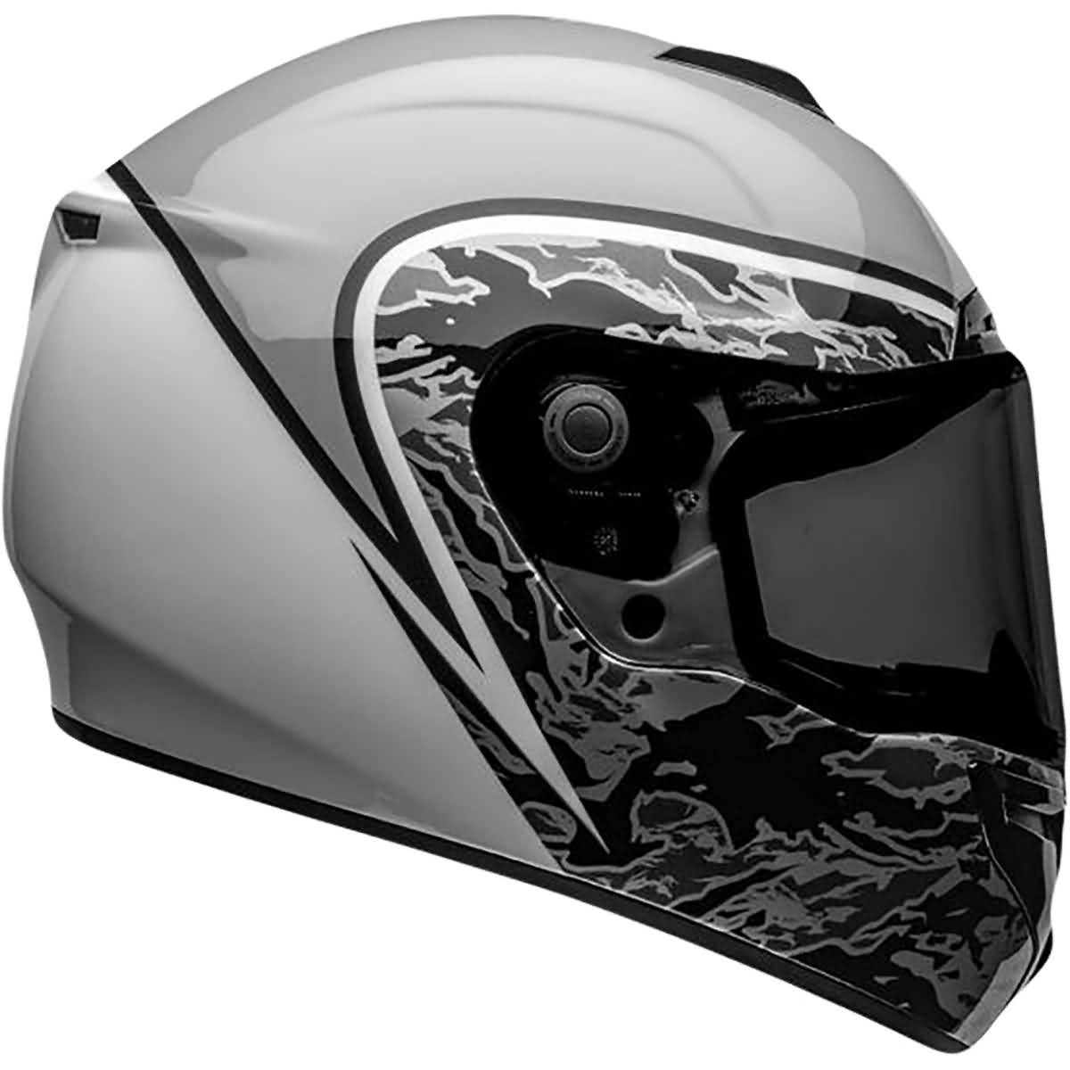 Small Gloss Gray White Camo Helmet V99100