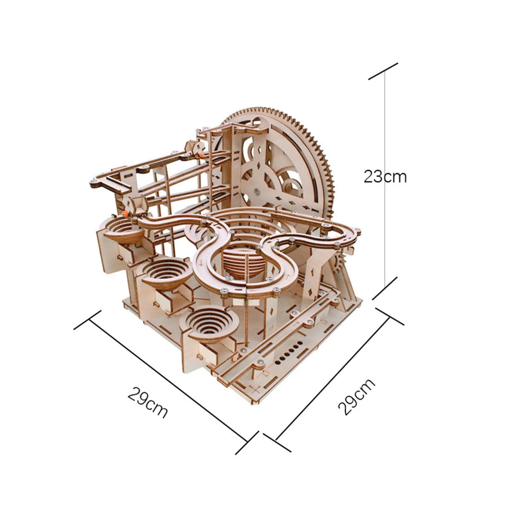 Marble Run Building Kits Wooden 3D Puzzle Toy Construction Play Set M9718