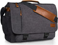 Canvas Laptop Shoulder Bag 17-17.3 Inch Water-resistance U1705