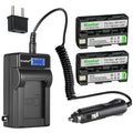 2-Pack NP-FS11 Battery and LCD AC Charger I59545