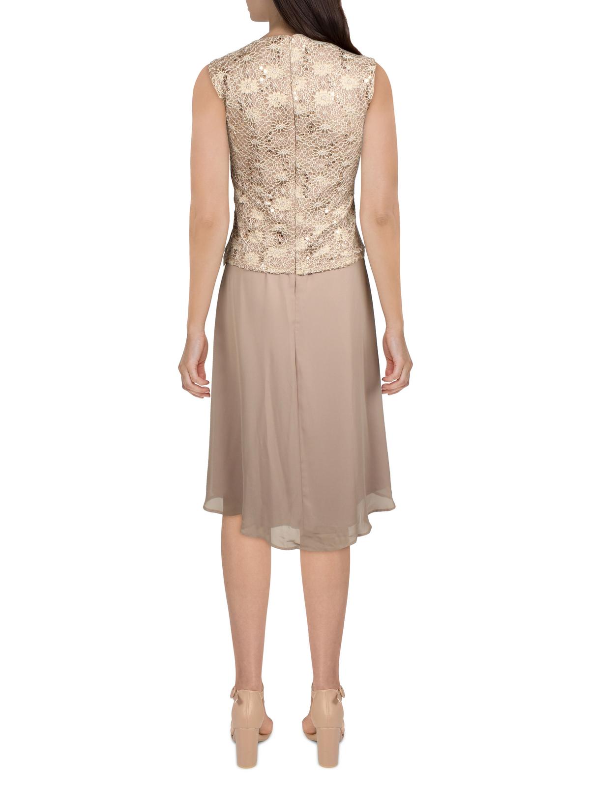 Lace Sleeveless Cocktail Dress Q996105