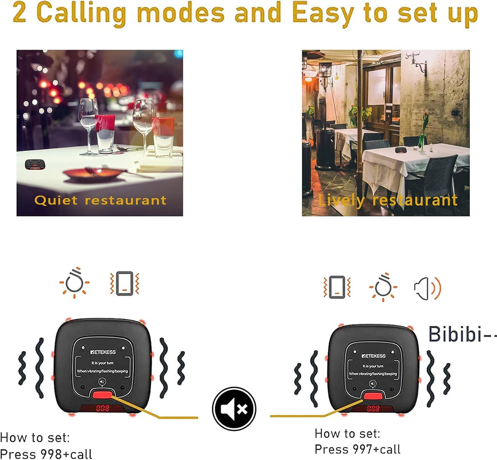 20 Pagers Restaurant Pager System G351774