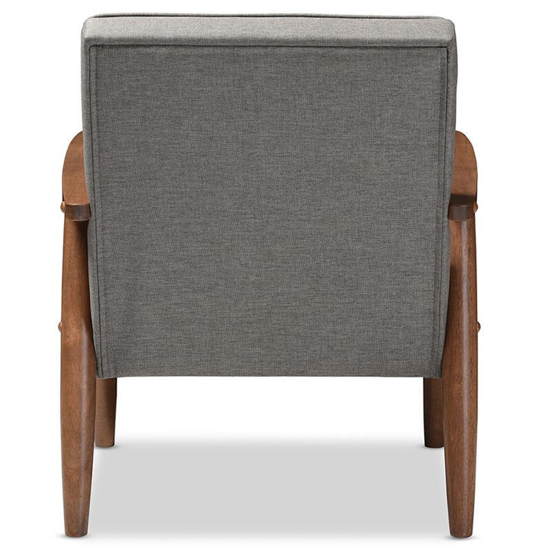 2 Piece Tufted Loveseat and Chair Set in Gray I937