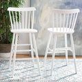 White Solid Wood Bar Stool A94462