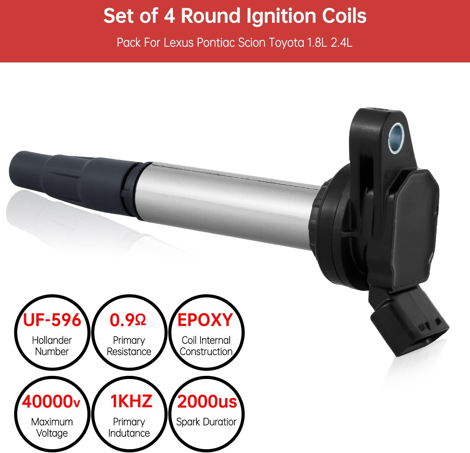Ignition Coil Pack Set of 4 E2136