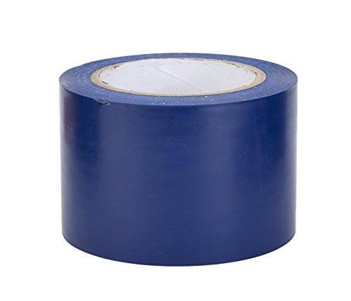 Blue PVC Vinyl Aisle Marking Tape, 6 mil, 3x22 x 36 yd, Pack of 16 L61943