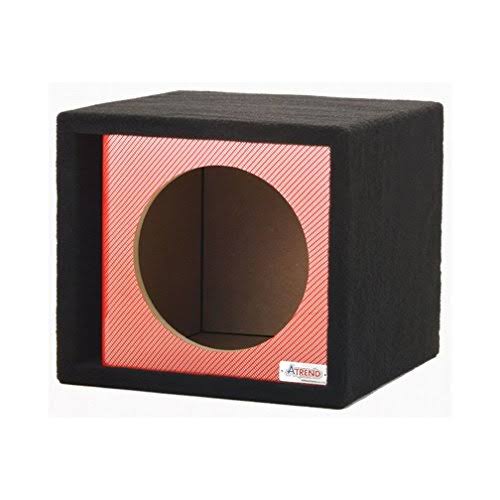 Red Carbon Fiber Vented Subwoofer Enclosure A9315