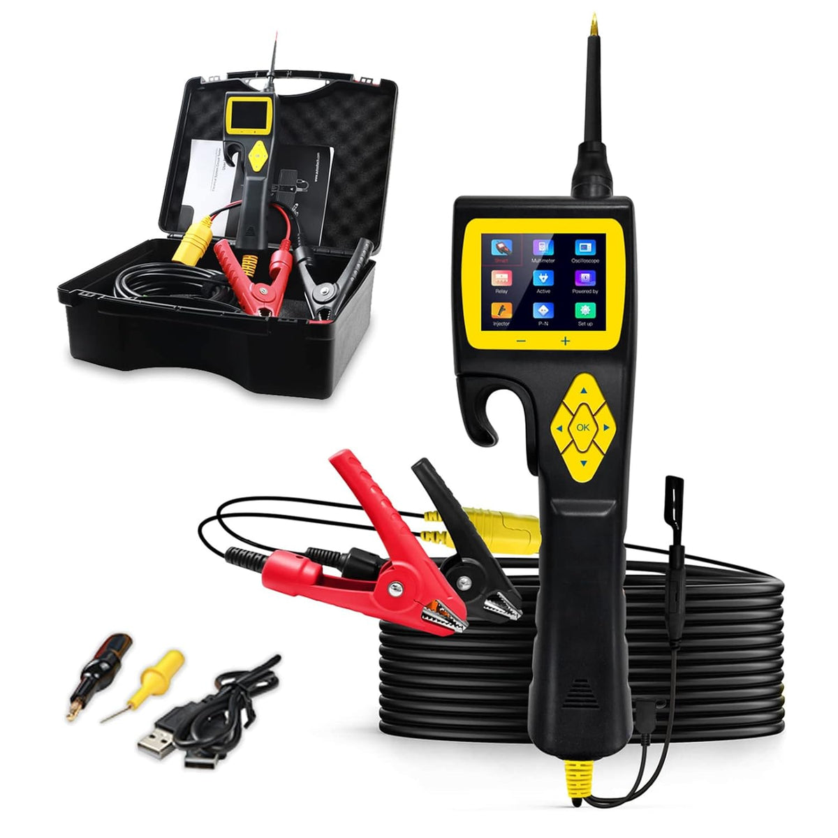 9-30V DC Car Circuit Tester with 20FT Test Cable LED Test Light V358837
