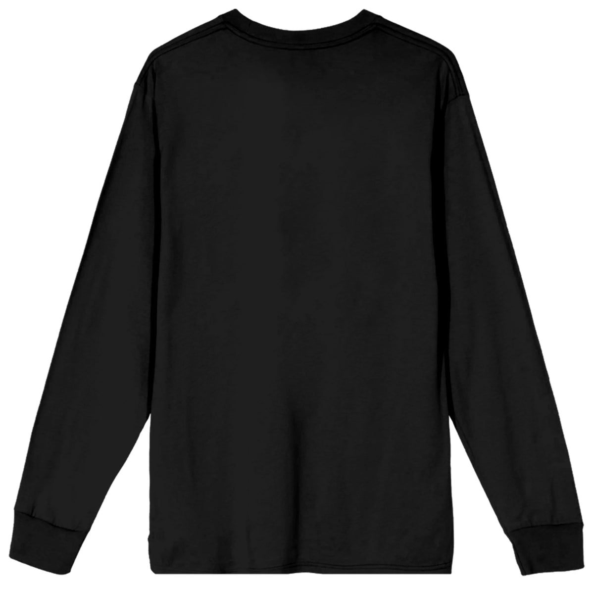 Black Long Sleeve Crew Neck Tee C451
