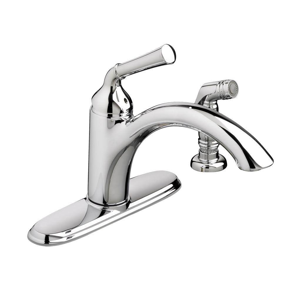 Single Handle Deck Mounted Kitchen Faucet with Spray X3524