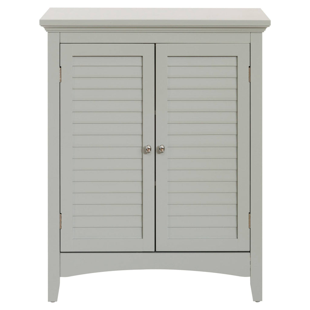 Gray Double Door Floor Cabinet Q17746