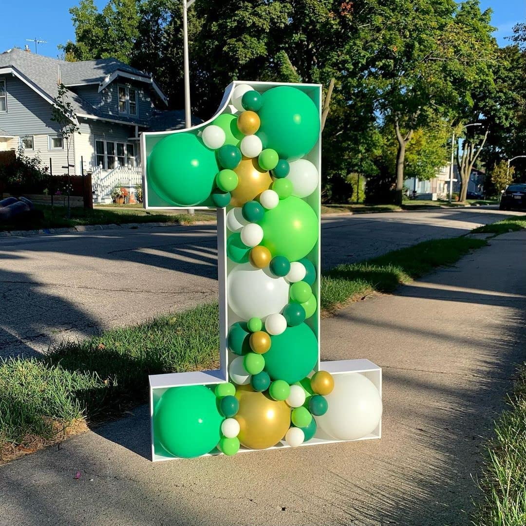4ft Marquee Balloon Number Frame Foam Board Backdrop X3293