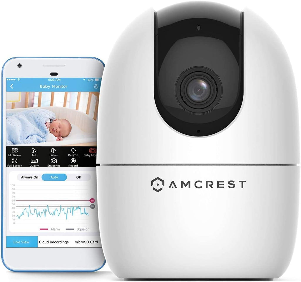 1080P WiFi Pan/Tilt Indoor Camera with 2-Way Audio and Night Vision B1738