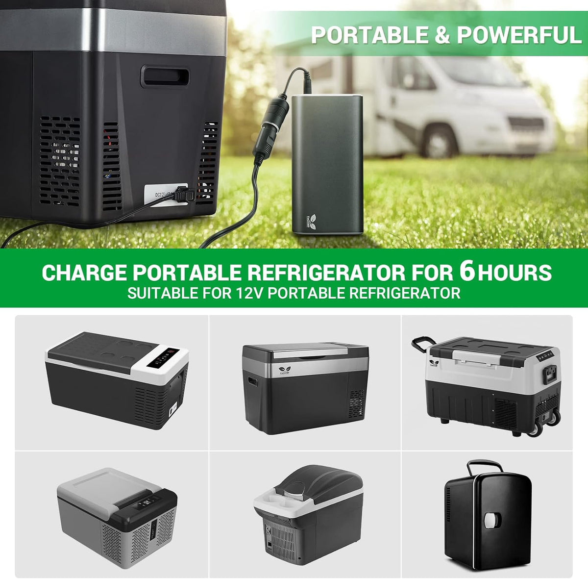 Portable Power Station, 216Wh Backup Battery, USB & DC Output A13696