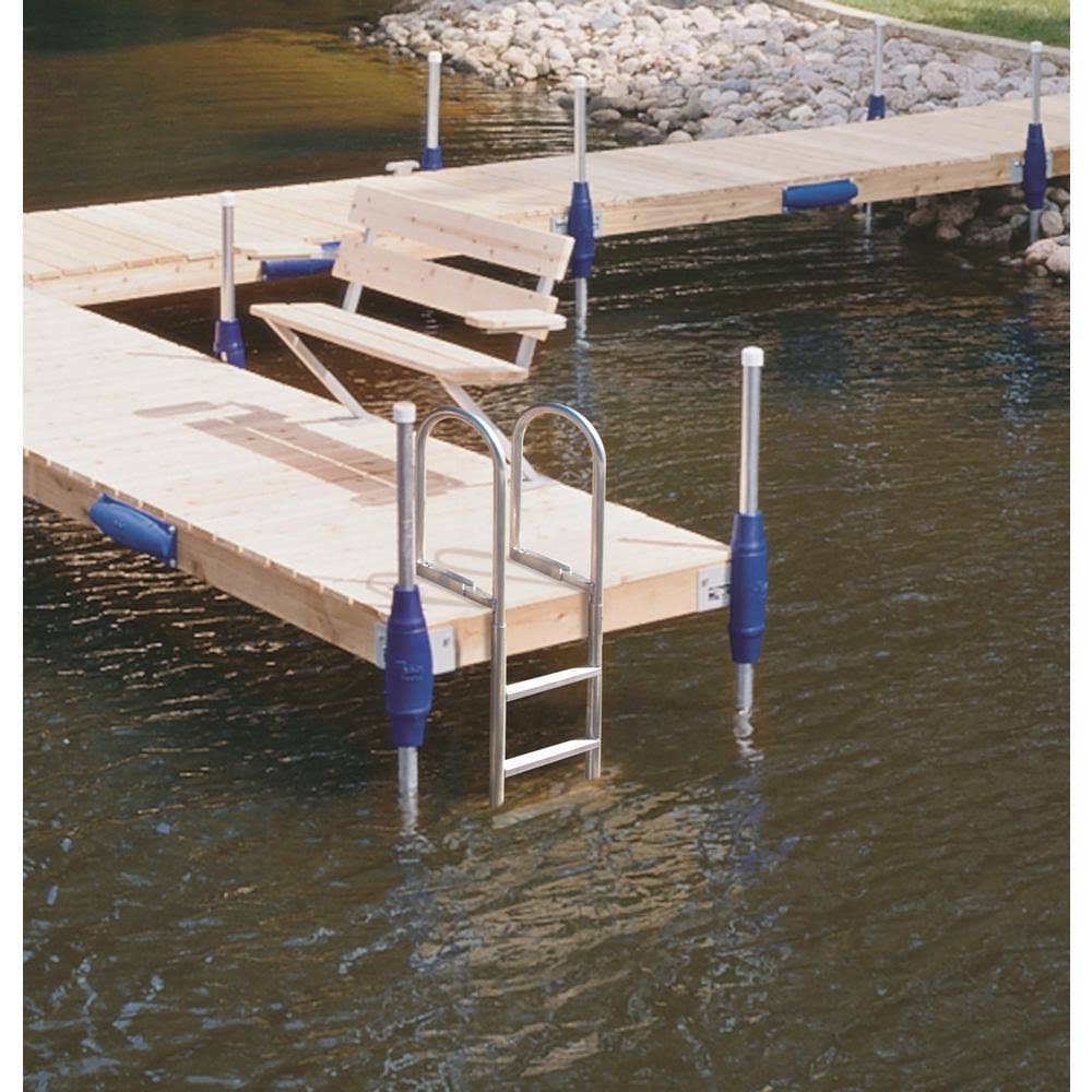 3-Step Aluminum Dock Ladder F871824