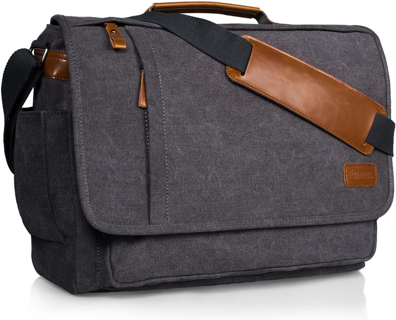 Canvas Laptop Shoulder Bag 17-17.3 Inch Water-resistance U1705