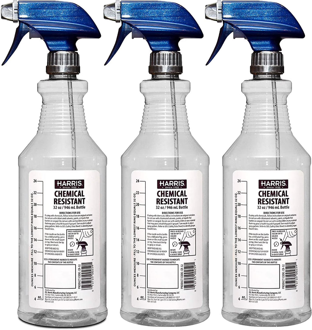 32oz 3-Pack Chemically Resistant Spray Bottles V677037